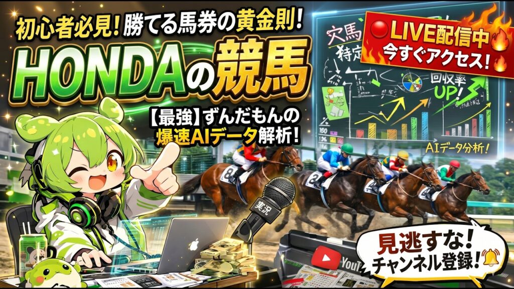 【競馬LIVE】オークスも完全公開、AI分析を使って競馬をもっと面白く、もっとわかりやすくする
