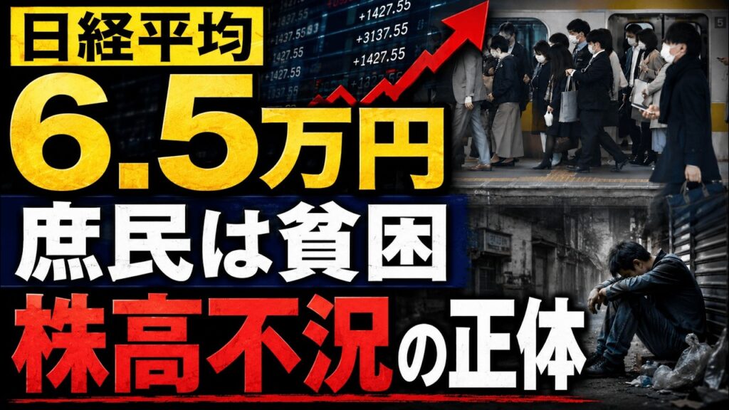 日経平均6.5万円突破の背景に広がる株高不況の正体。記者・澤田晃宏さん。一月万冊