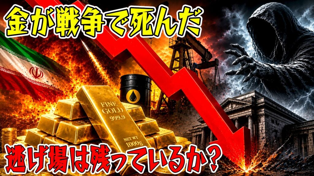 【戦争でも崩壊が止まらない金相場】イラン攻撃・原油急騰・利上げ亡霊が同時襲来…今すぐ知るべき投資家への緊急警告 【戦争でも崩壊が止まらない金相場】イラン攻撃・原油急騰・利上げ亡霊が同時襲来…今すぐ知るべき投資家への緊急警告