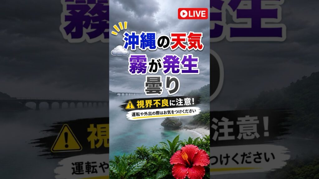 沖縄LIVEカメラ沖縄に向かう台風6号。今後の進路に注意です。