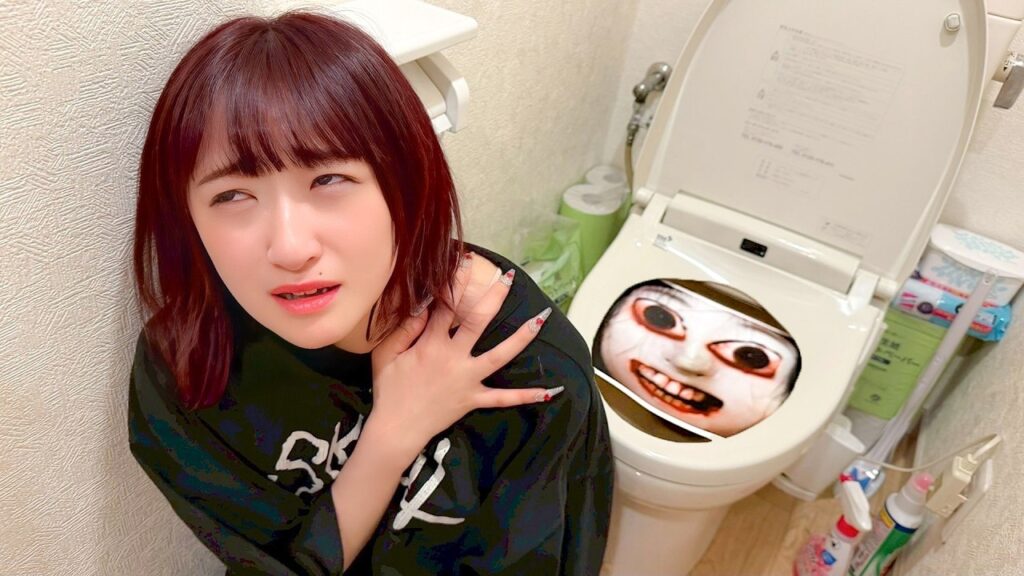 トイレに幽霊ドッキリしたら失禁寸前で放送事故ww