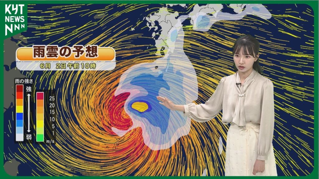 【荒場気象予報士解説】台風６号が奄美地方に接近か　暴風域伴い北上　県本土でも大雨の恐れ