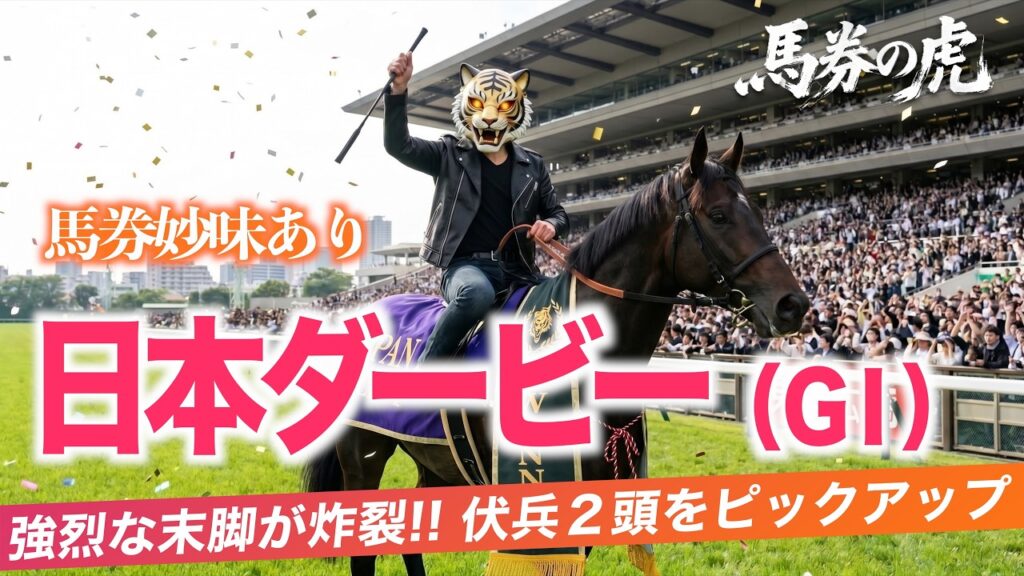 【日本ダービー 競馬予想】馬券生活者の競馬予想