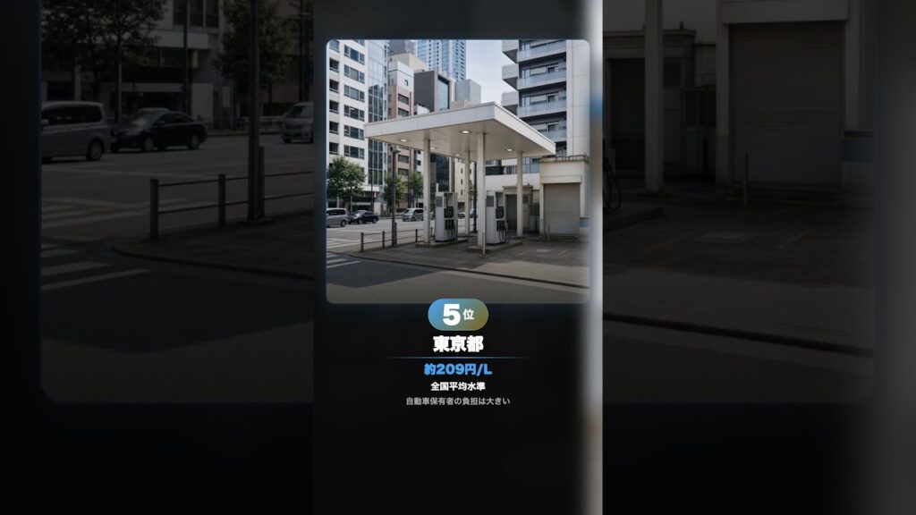 補助金なしならリッター200円超え！？本来のガソリン価格ランキング