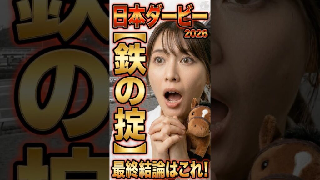 【日本ダービー】80%が知らない『鉄の掟』…2強対決を信じると大損しますよ #Shorts #競馬研究 #予想 #雑学 #解説 #そうだ