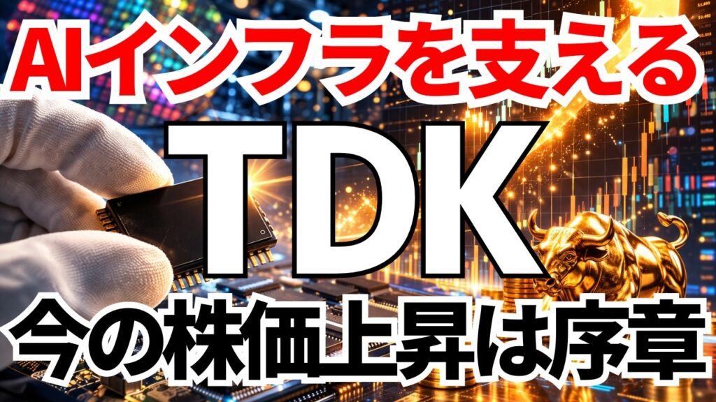 TDK株価急騰の理由！AIインフラを支えるハードウェア技術