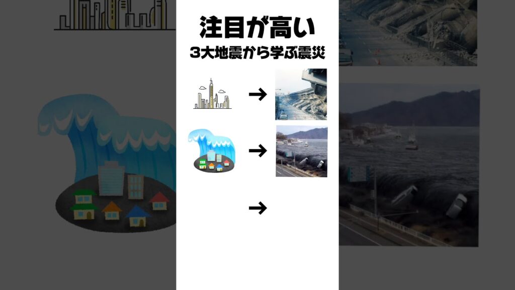 これから災害で学ぶ重要な3つの震災#津波#東日本大震災#地震