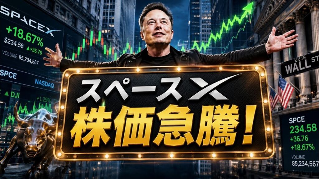 【革命】スペース✕の株価10.0倍プラン