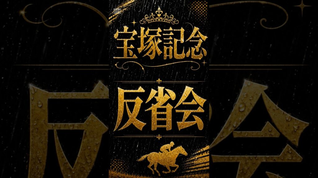 【2026年宝塚記念反省会】#宝塚記念#宝塚記念2026#宝塚記念反省会#競馬反省会#競馬予想#競馬回顧#メイショウタバル#クロワデュノール#ダノンデサイル#JRA 【2026年宝塚記念反省会】#宝塚記念#宝塚記念2026#宝塚記念反省会#競馬反省会#競馬予想#競馬回顧#メイショウタバル#クロワデュノール#ダノンデサイル#JRA