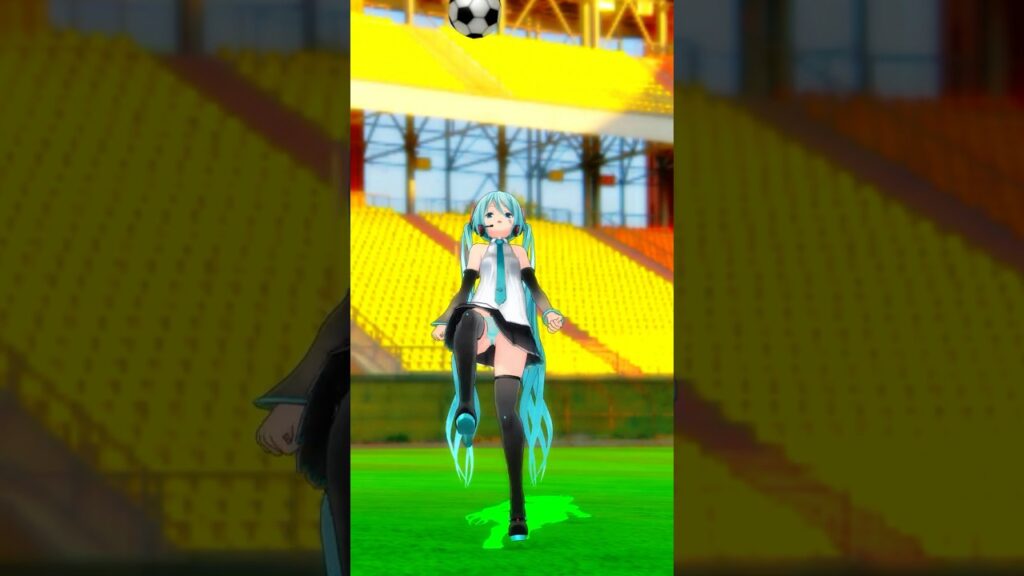【MMD】つみミクさんがサッカーに挑戦2！！放送事故あり！！ #worldcup2026
