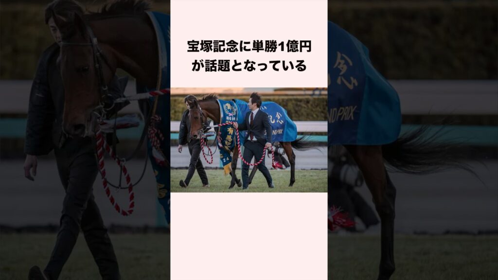 宝塚記念に単勝1億円が話題となっている #競馬 #競馬予想 #shorts