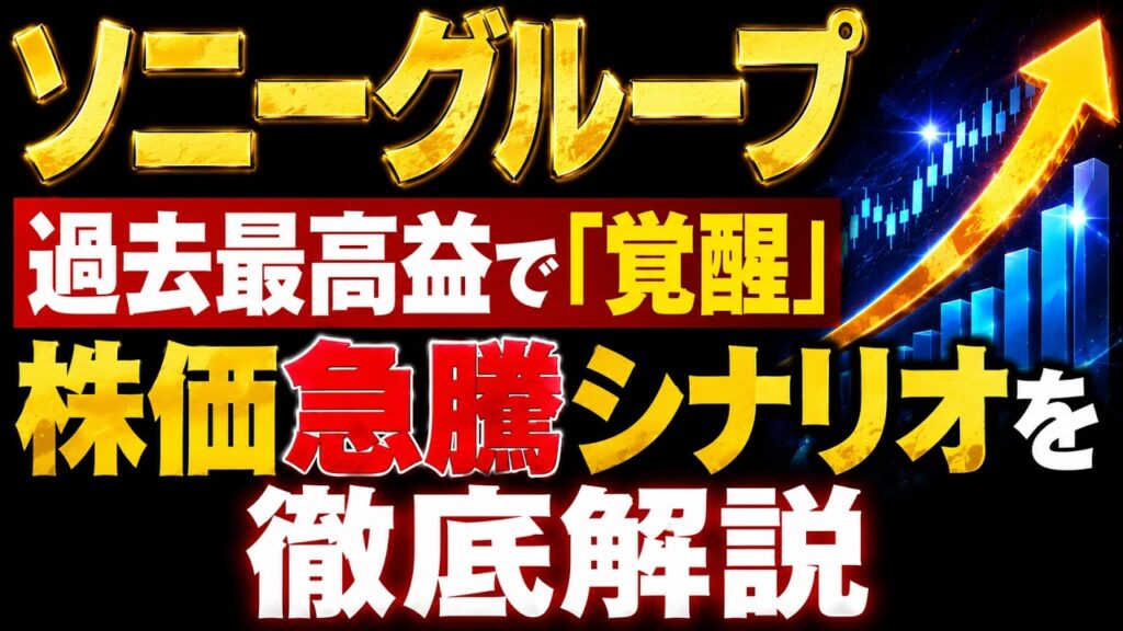 ソニーグループが過去最高益で「覚醒」！株価急騰シナリオを徹底解説