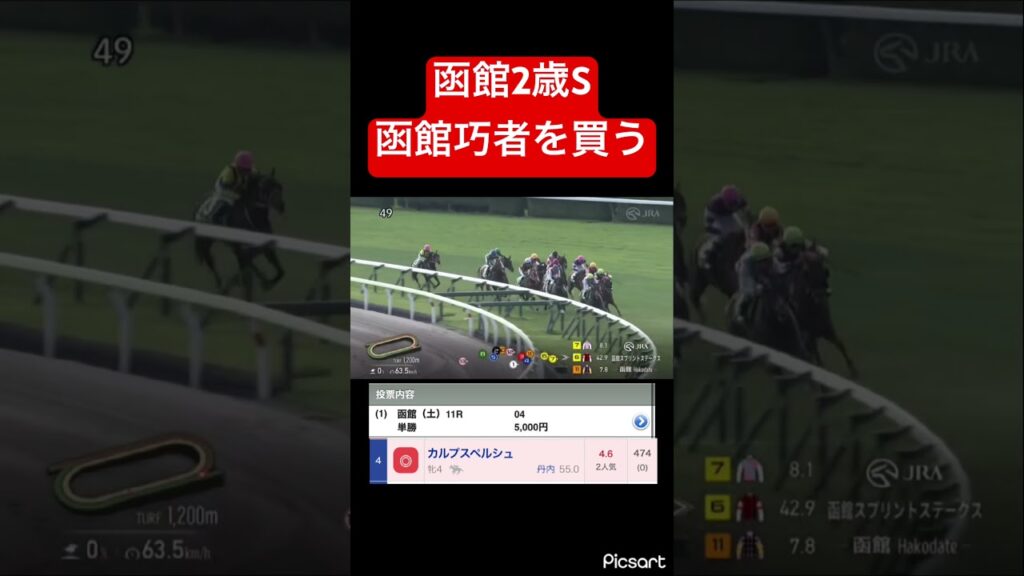 【函館SS】去年重賞でも好走した洋芝巧者を買ってみた結果… #競馬