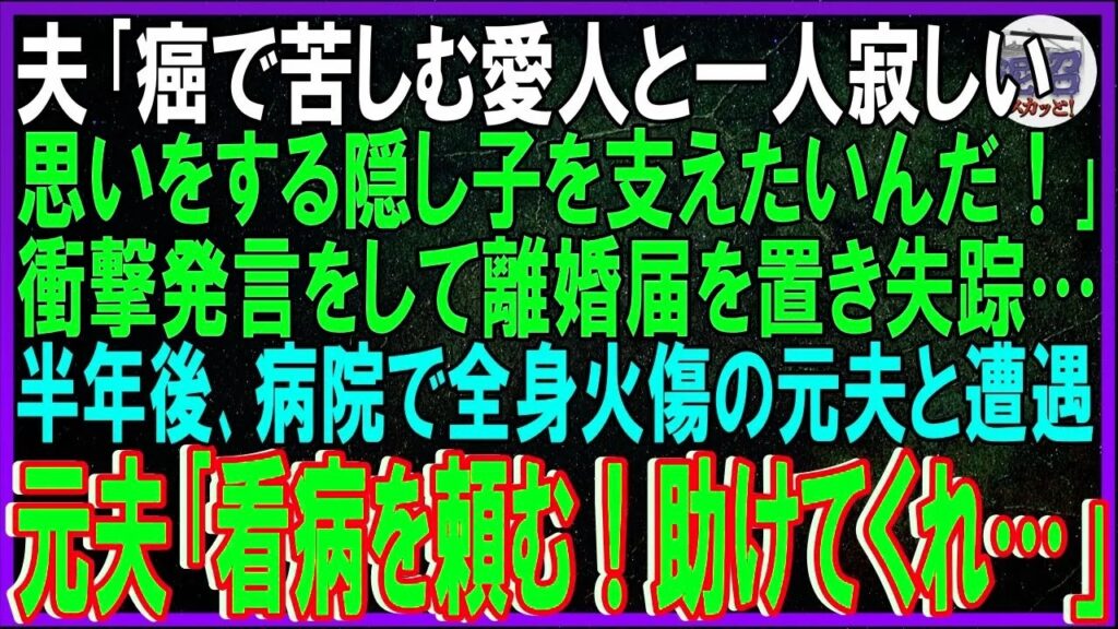 【スカッと朗読まとめ】突然の離婚宣言と失踪した夫の真相｜半年後に明かされる再会と予想外の展開【修羅場・総集編】