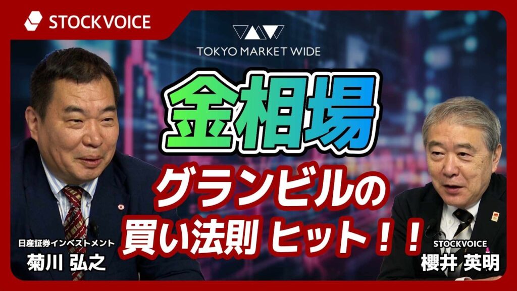 金相場、グランビルの買い法則ヒット！！～独立記念日に向けて戻り高値を試す～【ゲスト】6月17日 日産証券インベストメント 菊川弘之さん