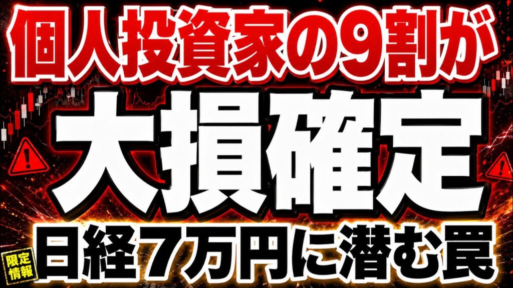 【絶対見ろ】日経最高値でもなぜ負ける⁈