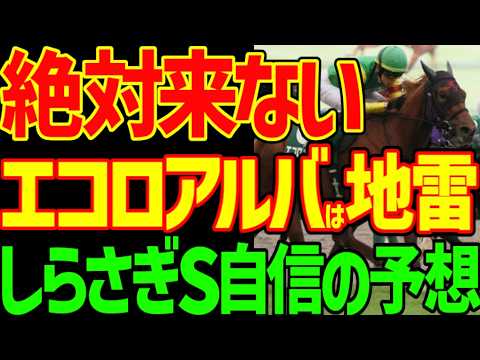 【しらさぎS予想】すぐ見てください！逆神の予想テロです！ファンダムが絶対に勝つ！その理由は脚が速いから！？エコロアルバは絶対に来ない！その理由は！？2026年しらさぎステークス予想動画【競馬ゆっくり】