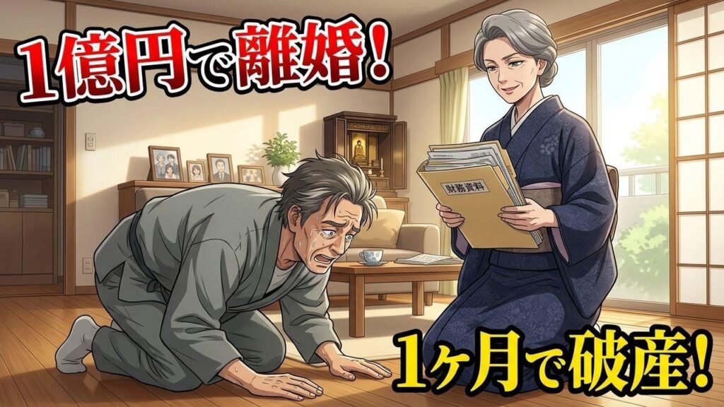 1億円で離婚宣言した夫の悲惨な末路!妻の恐るべき反撃 1億円で離婚宣言した夫の悲惨な末路!妻の恐るべき反撃