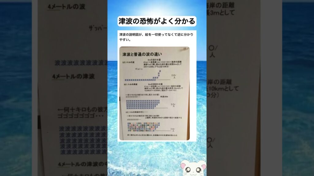津波の怖さがよくわかる