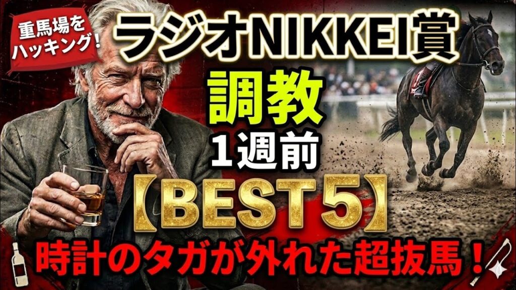 【ラジオNIKKEI賞 2026】上位人気57kgは過去10年全滅の罠!時計のタガが外れた「1週前調教BEST5」で狙う中波乱の軸候補とは?2026年6月23日 【ラジオNIKKEI賞 2026】上位人気57kgは過去10年全滅の罠!時計のタガが外れた「1週前調教BEST5」で狙う中波乱の軸候補とは?2026年6月23日