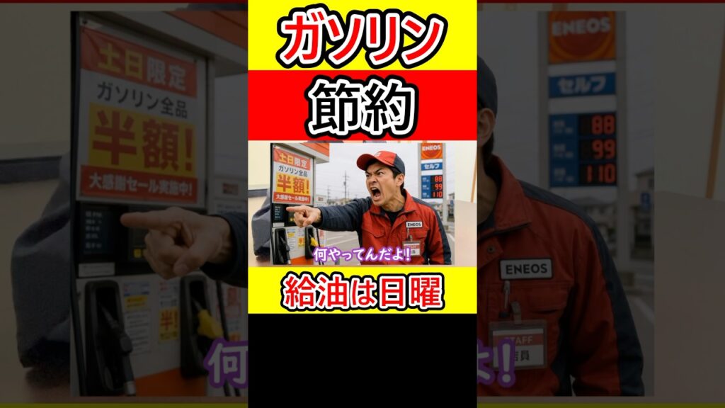 【節約】ガソリンを少しでも安く給油する方法2026 #ガソリン #節約 #給油