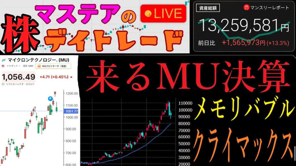 【第277回】マステアの株デイトレ配信 2026 06/25 【第277回】マステアの株デイトレ配信 2026 06/25