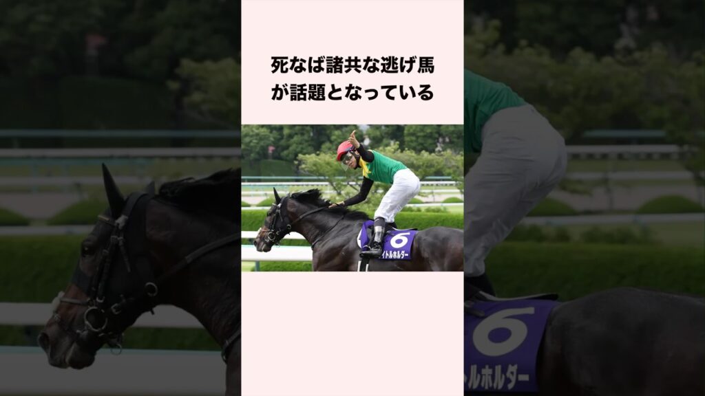 死なば諸共な逃げ馬が話題となっている #競馬 #競馬予想 #shorts