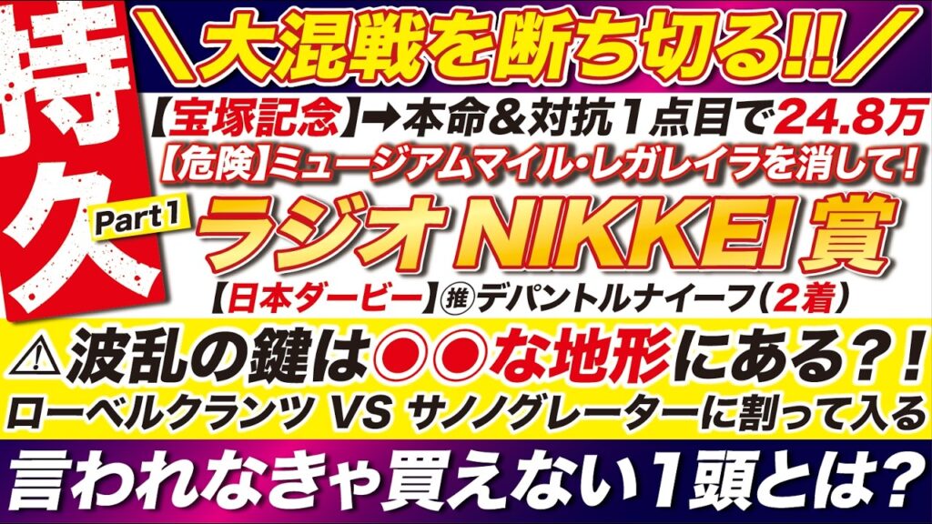 Q.なぜ福島は荒れるのか？→【ラジオNIKKEI賞2026予想】波乱の鍵は◉◉な地形にある？ローベルクランツ VS サノノグレーターに割って入る、言われなきゃ買えない１頭とは？