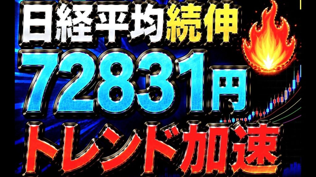 🌟2026/6/22 速報🌟【日経平均】続伸🔥長期線のプラス2σ上抜け📈日経平均の行方✅