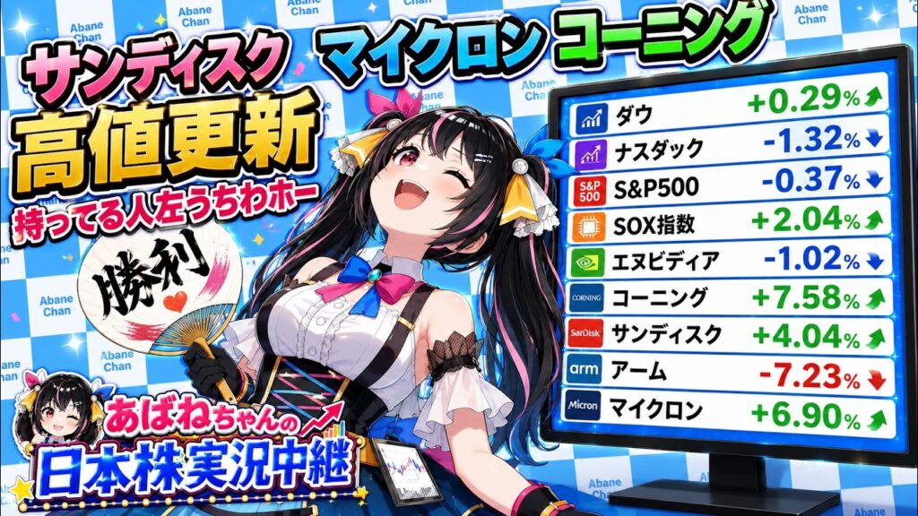 【6/23】 あばねちゃんの日本株実況中継 【配信476回目】