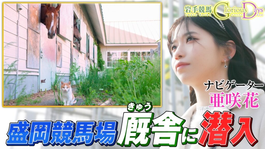 【岩手競馬 Glorious Days】第３９回 「きゅう舎潜入」 ナビ・亜咲花