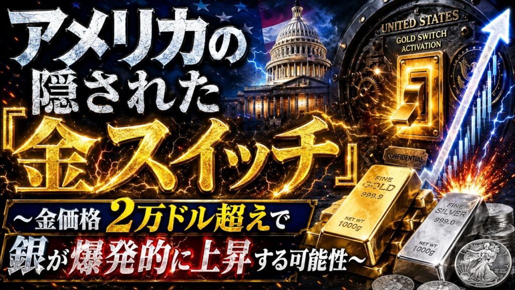 アメリカの隠された『金スイッチ』 ～金価格2万ドル超えで銀が爆発的に上昇する可能性～