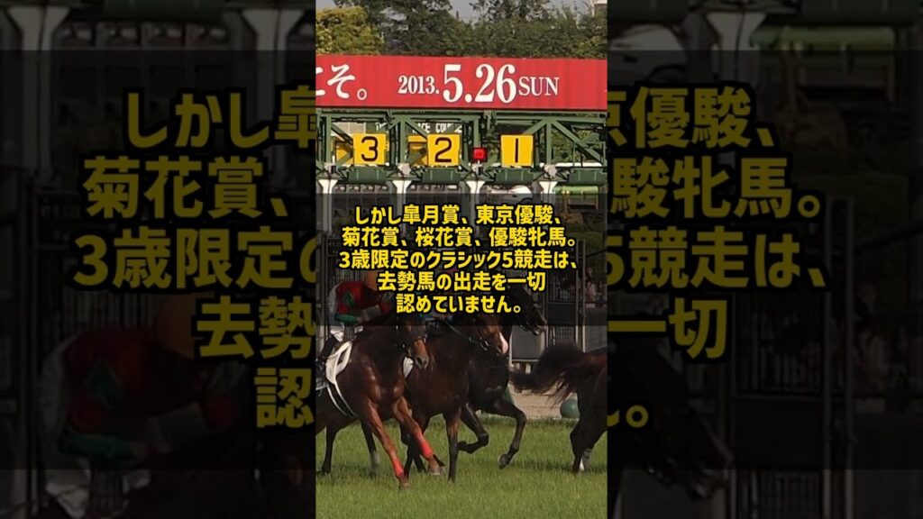 気性を捨てて安定を得た馬が、クラシックに出られなくなる落とし穴 #Shorts