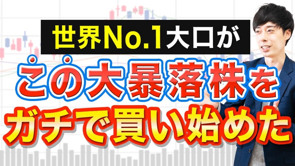 【株価半分】世界No.1大口が買い漁ったあの人気IP株が復活へ秒読みです
