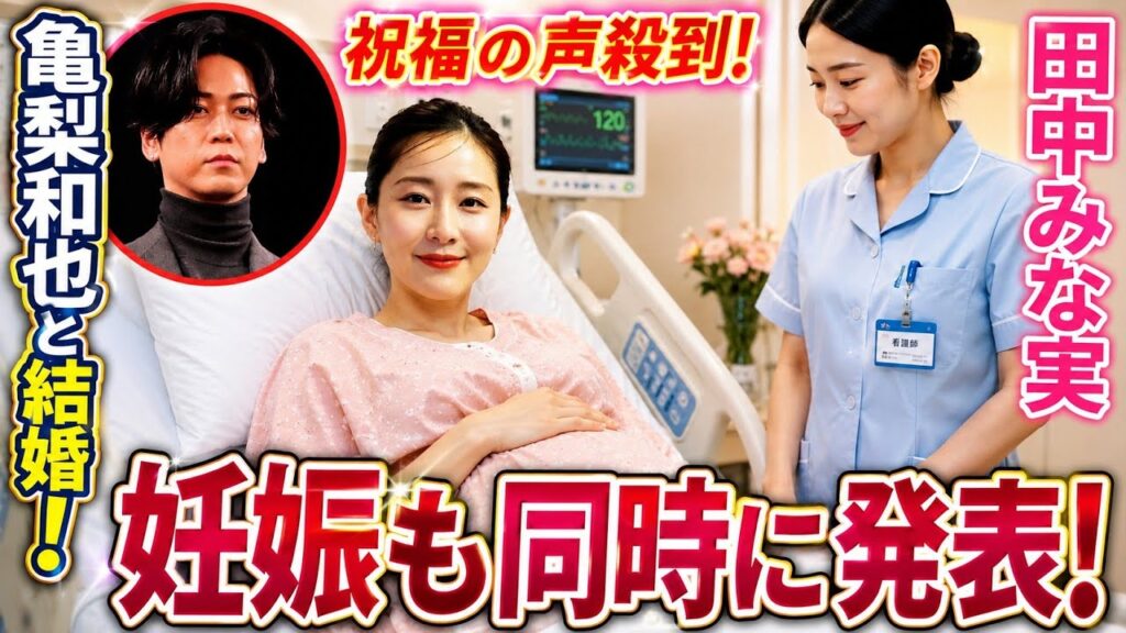 亀梨和也が電撃結婚発表！| 亀梨和也が田中みな実と結婚発表　妊娠も　ファンクラブサイトで