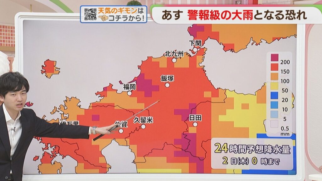 東杜和気象予報士のお天気情報　めんたいワイド　6月30日