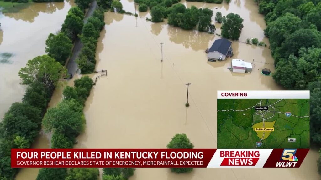 4 deaths reported, state of emergency declared as severe flooding hits central Kentucky