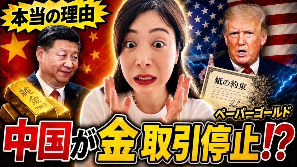 ビットコイン暴落どこまで？中国"紙の金"停止と金価格急落の真相
