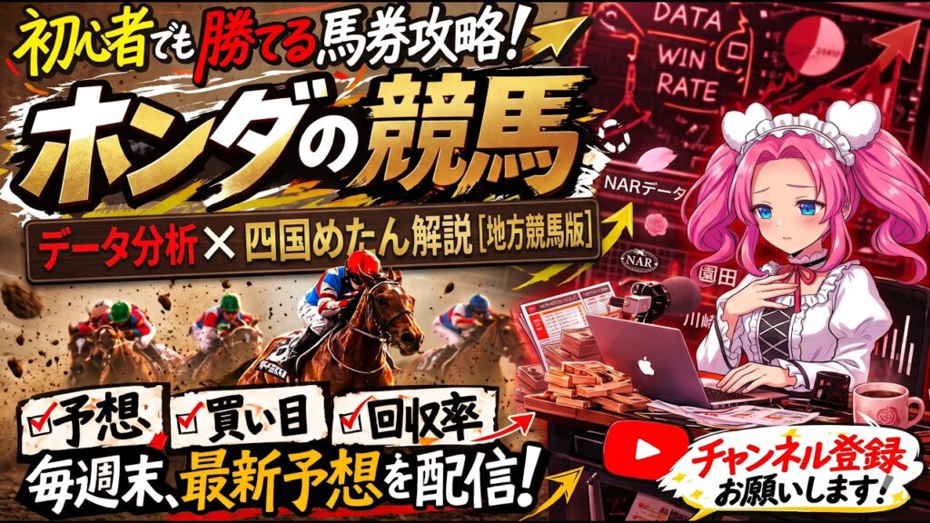 【地方競馬LIVE】勝ちゾーンで回収率向上、AIで競馬をもっと面白く、もっとわかりやすく【GHOSTモード】