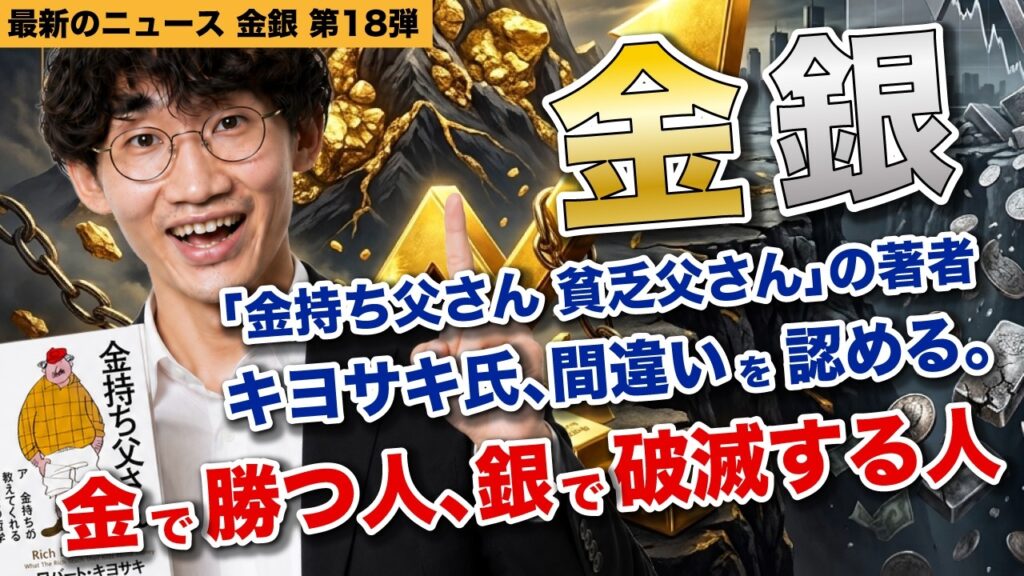 金価格が35,000ドルに？世界有数の富豪が断言！銀価格はブーム終焉か？ゴールドシルバーの行方