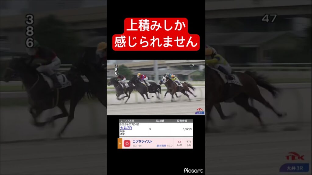 【絶対勝てる】上積みしか感じられない馬に単勝勝負した結果… #競馬
