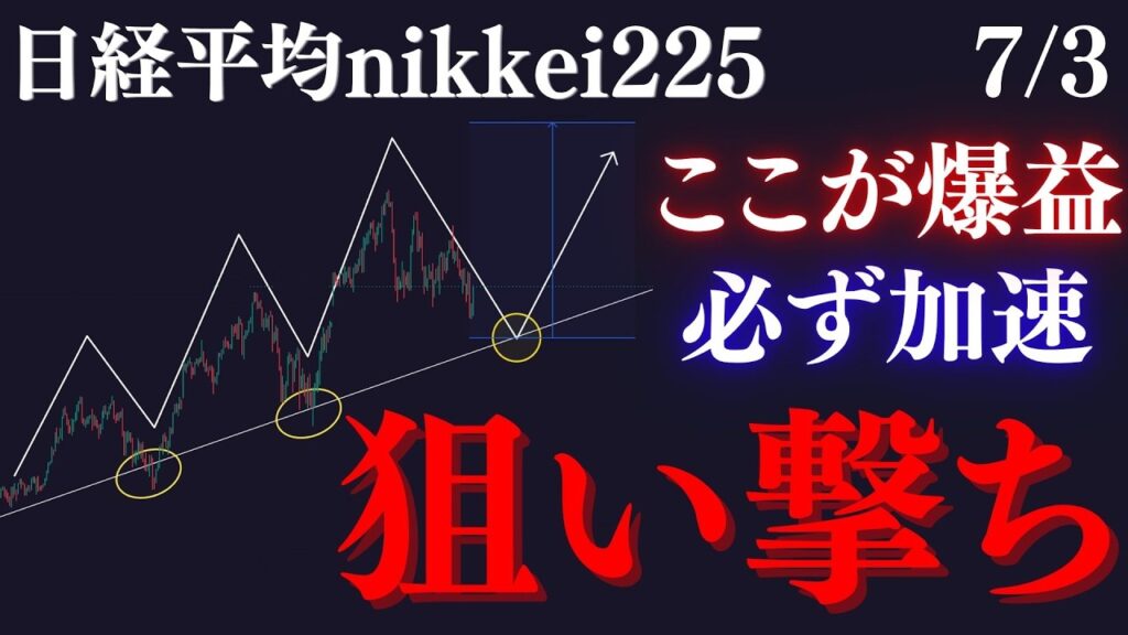 日経平均”狙い撃ち”で資金3倍へ！？下落終了の圧倒的買い場とその根拠をシンプルに解説:RedのNikkei225テクニカル徹底分析