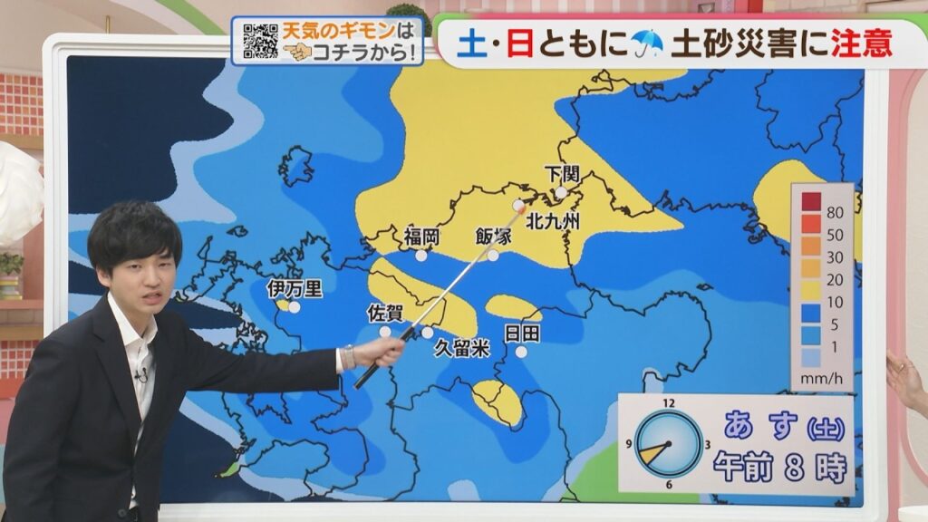 東杜和気象予報士のお天気情報　めんたいワイド　7月3日