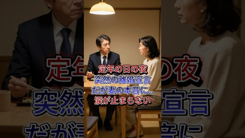 定年の日、妻から突然『離婚しようか』と言われた理由 #60歳代 #ドラマ #スカッとする話 #恋愛 #シニア