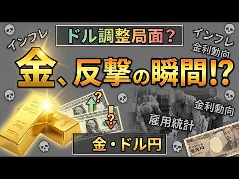 ドルが下がれば金が上がる!?現在のチャートは何を語っている???【金相場】【ドル円】 ドルが下がれば金が上がる!?現在のチャートは何を語っている???【金相場】【ドル円】
