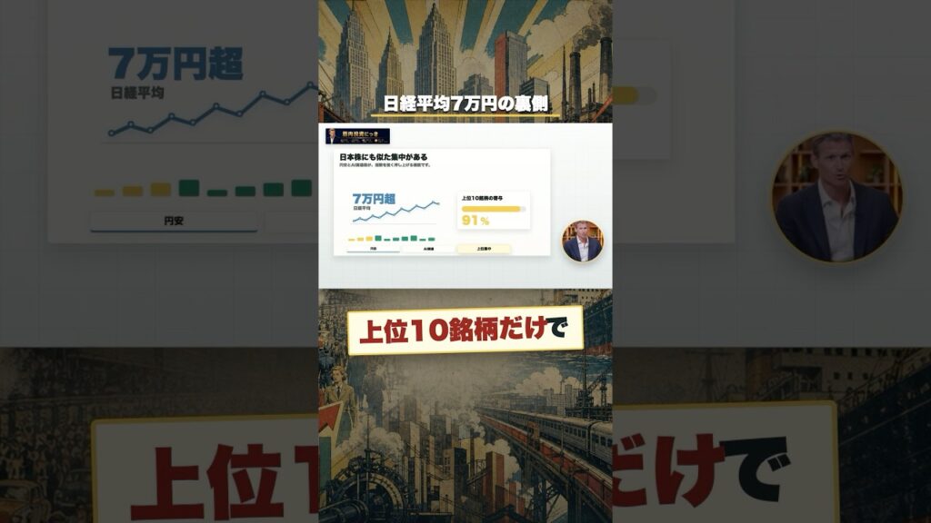 日経平均7万円の裏側 #日経平均#日本株#AI関連株#値がさ株#株価指数#投資初心者#日本経済#資産形成 日経平均7万円の裏側 #日経平均#日本株#AI関連株#値がさ株#株価指数#投資初心者#日本経済#資産形成