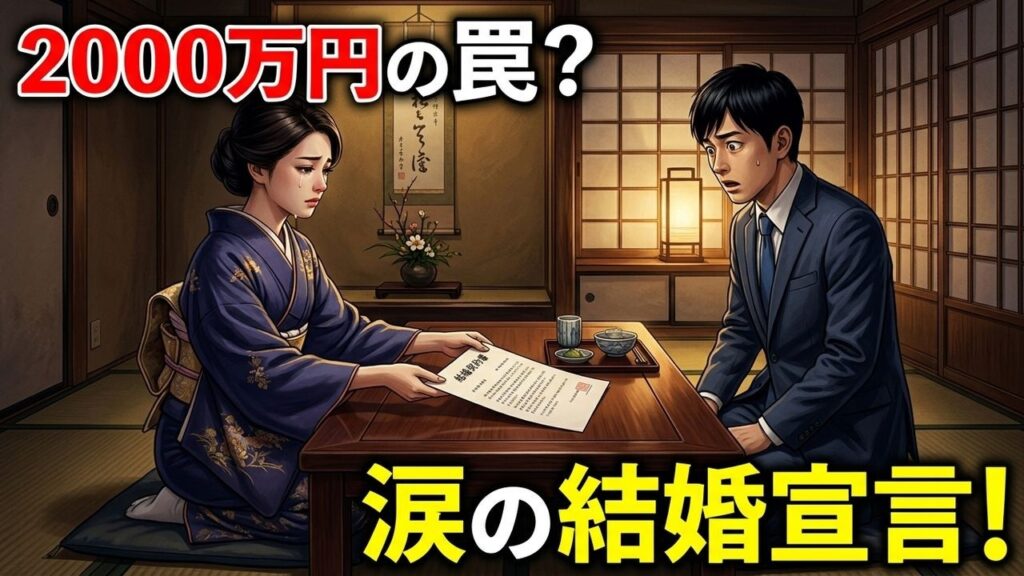 社長令嬢から突然の結婚宣言！条件は2000万円の罠？
