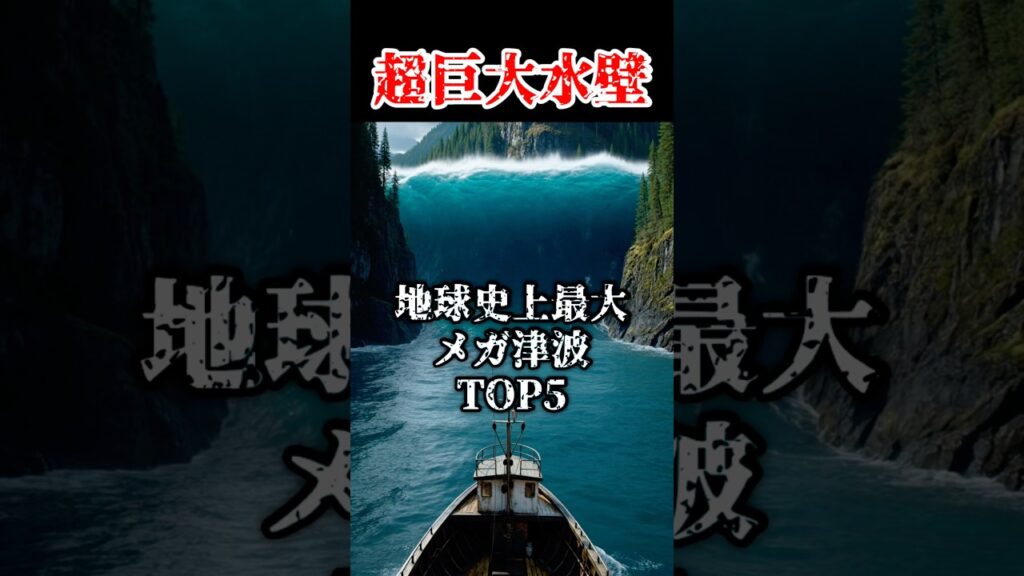 【絶望】地球史上 最も高かったメガ津波TOP5 #shorts