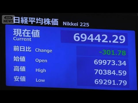 日経平均株価　売り買いが交錯　AI・半導体関連中心に(2026年7月6日)