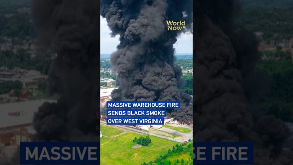 Massive warehouse fire sends black smoke over West Virginia #worldnow